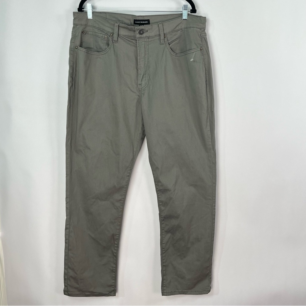 2/$30 Lucky Brand Slim Straight Sateen Stretch Jeans sz 38x30